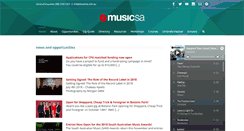 Desktop Screenshot of musicsa.com.au
