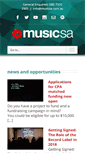 Mobile Screenshot of musicsa.com.au